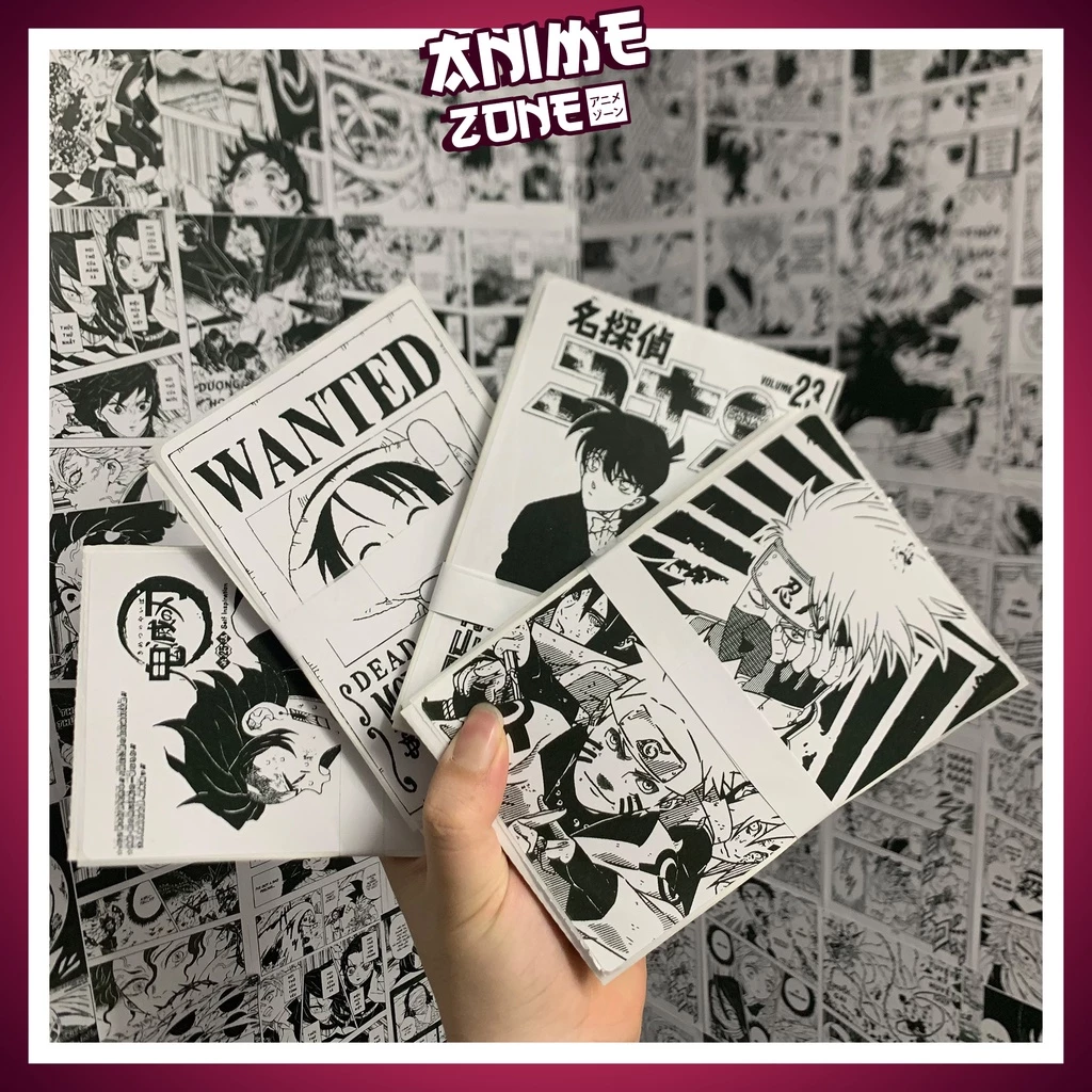 100 tờ Tranh dán tường Anime, poster dán tường Anime manga