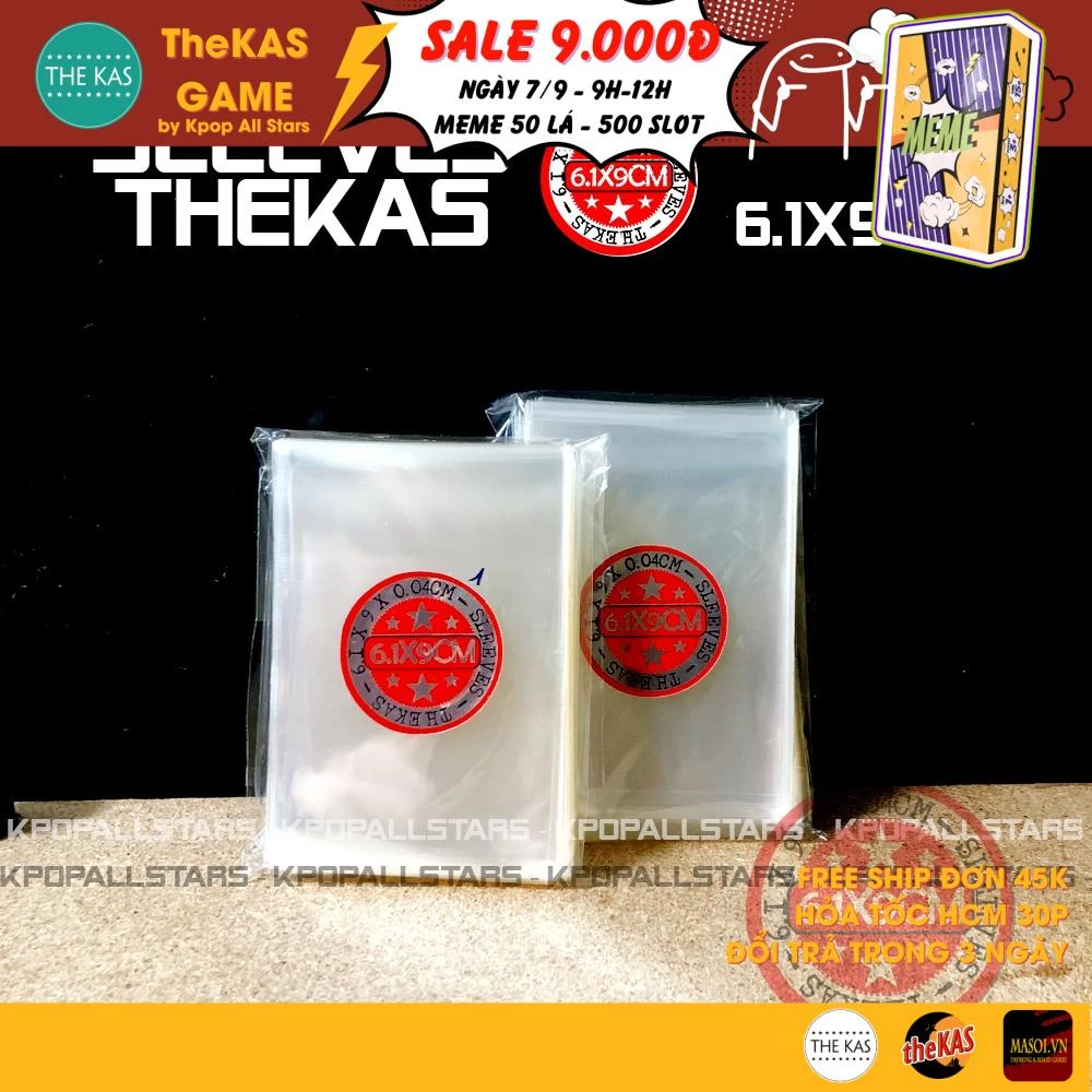 Xấp 10-110c Bọc bài Sleeve đựng thẻ bài, postcard, photocard idol,