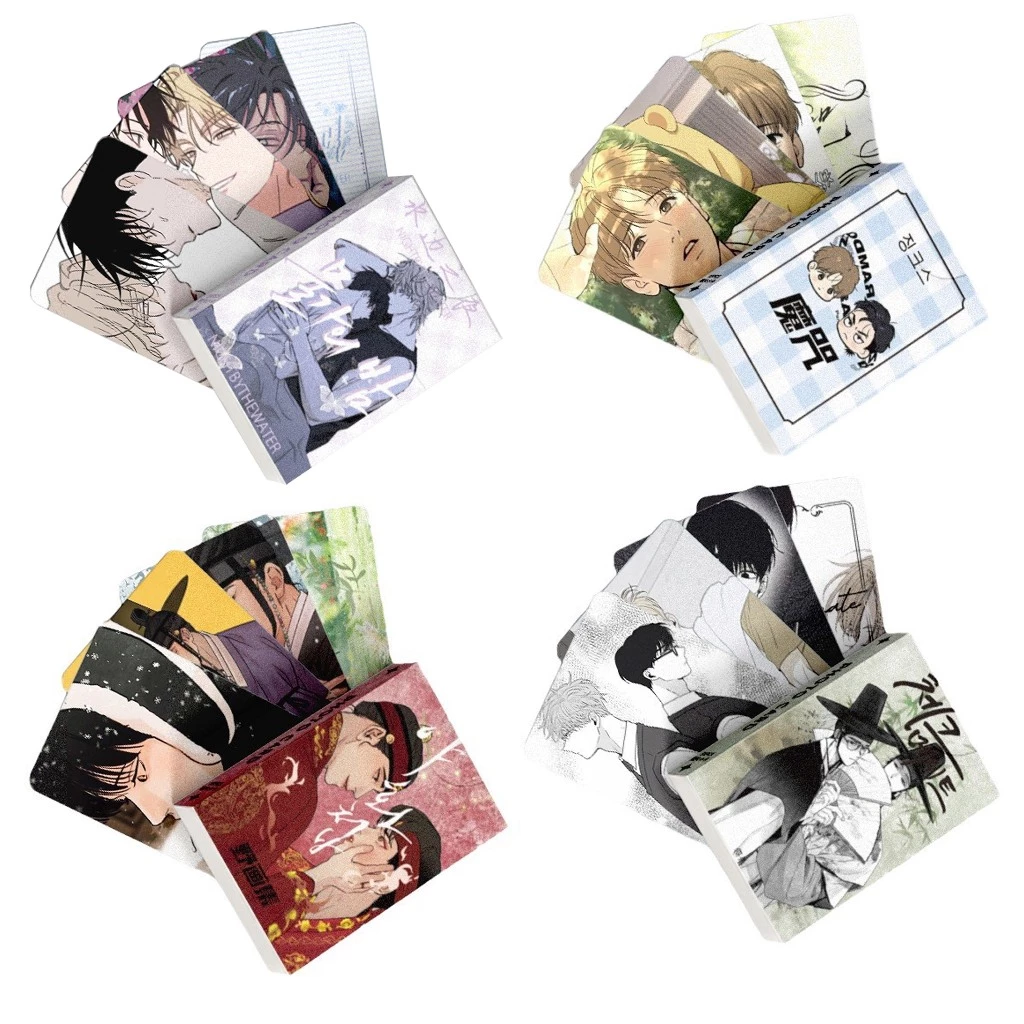 Hộp 50-55 Lomo Korean card anime hologram Comics BL