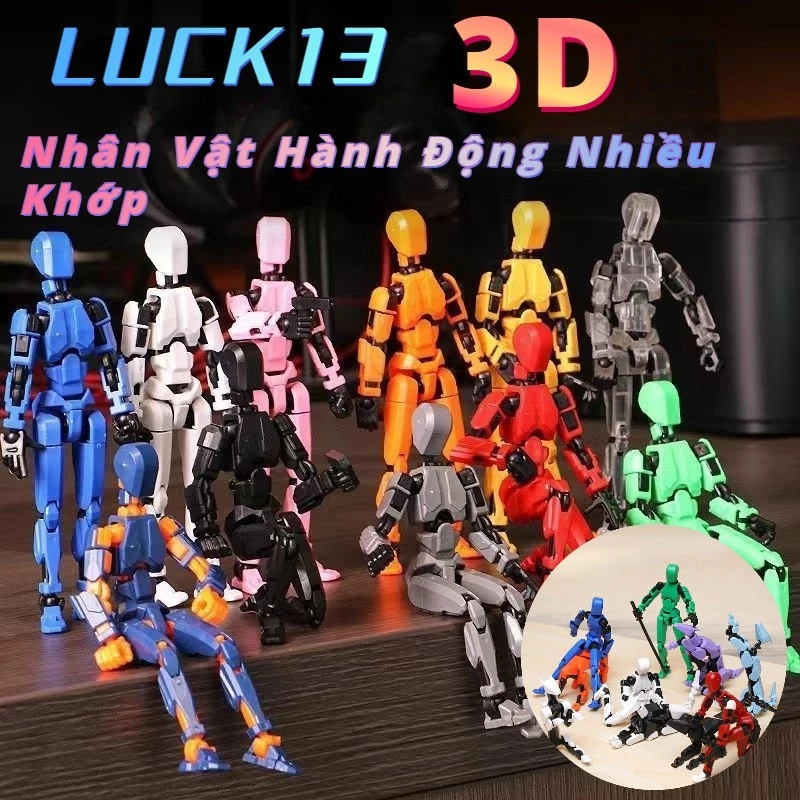 Diy 3D In Hình Đa Năng Mô Hình Đồ Chơi Robot Khớp Linh Hoạt